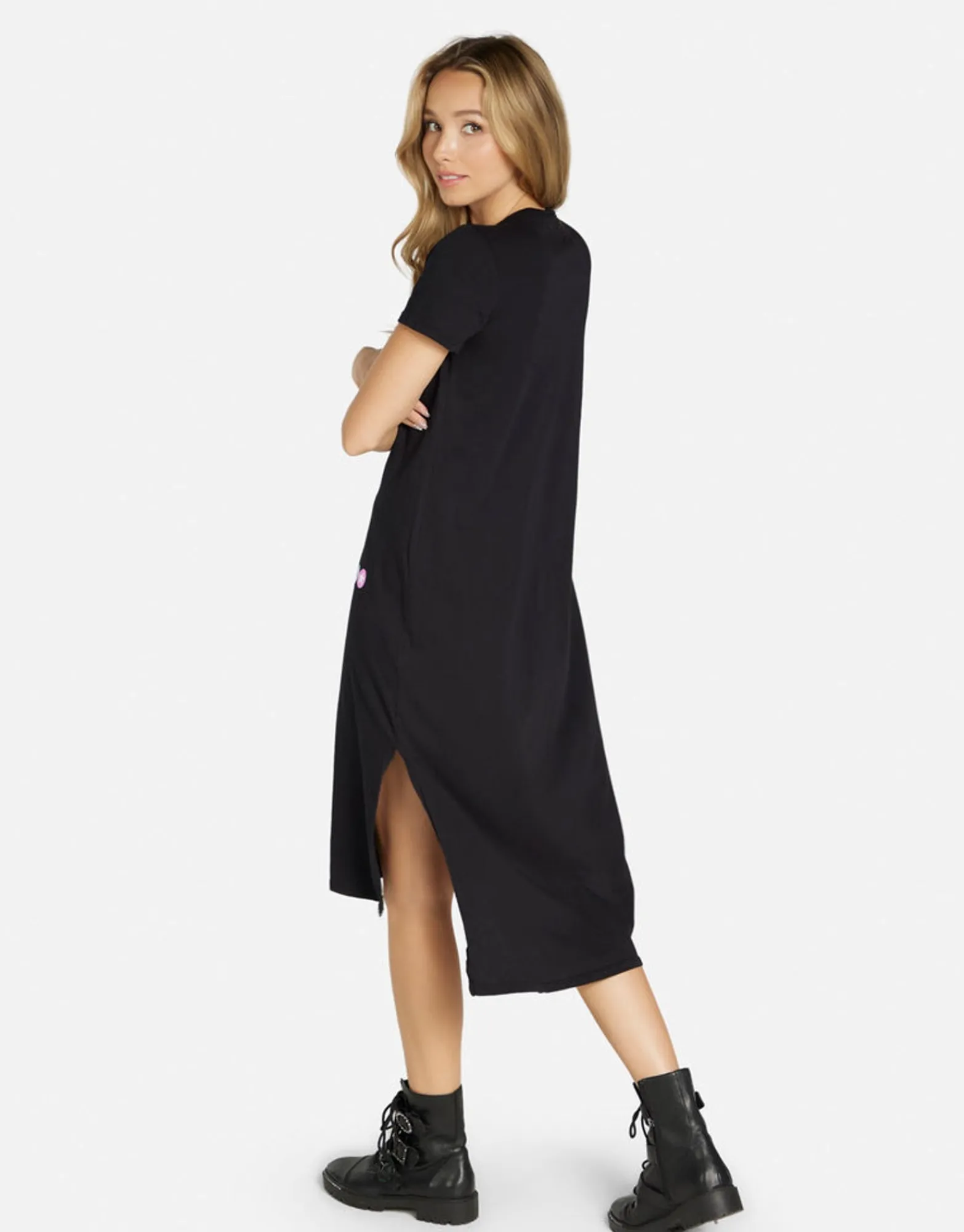 Online #1 Love Rainbow Lip Midi Dress In | Genesis By Women Dresses