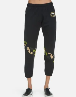 Cheap Abra Camo Lip Women Crop Sweatpants