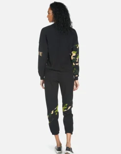 Cheap Abra Camo Lip Women Crop Sweatpants