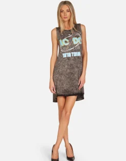 Fashion Acdc 1978 Tour Concert Mini Dress | Deanna By Women Dresses