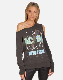 Online Acdc 1978 Tour Vintage Concert Top | Joanna By Women Long Sleeve