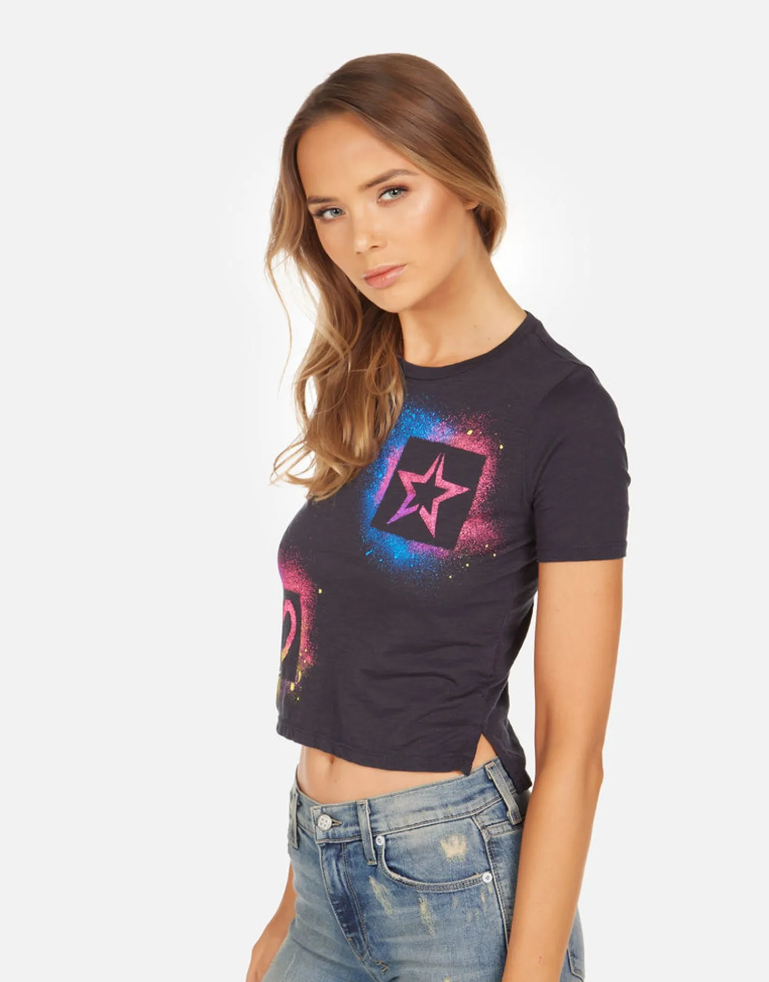 Outlet Adeline Graffiti Love Women Short Sleeve