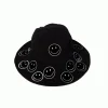 Flash Sale Adina- Bucket Hat W/ Happy Face Patches Hats