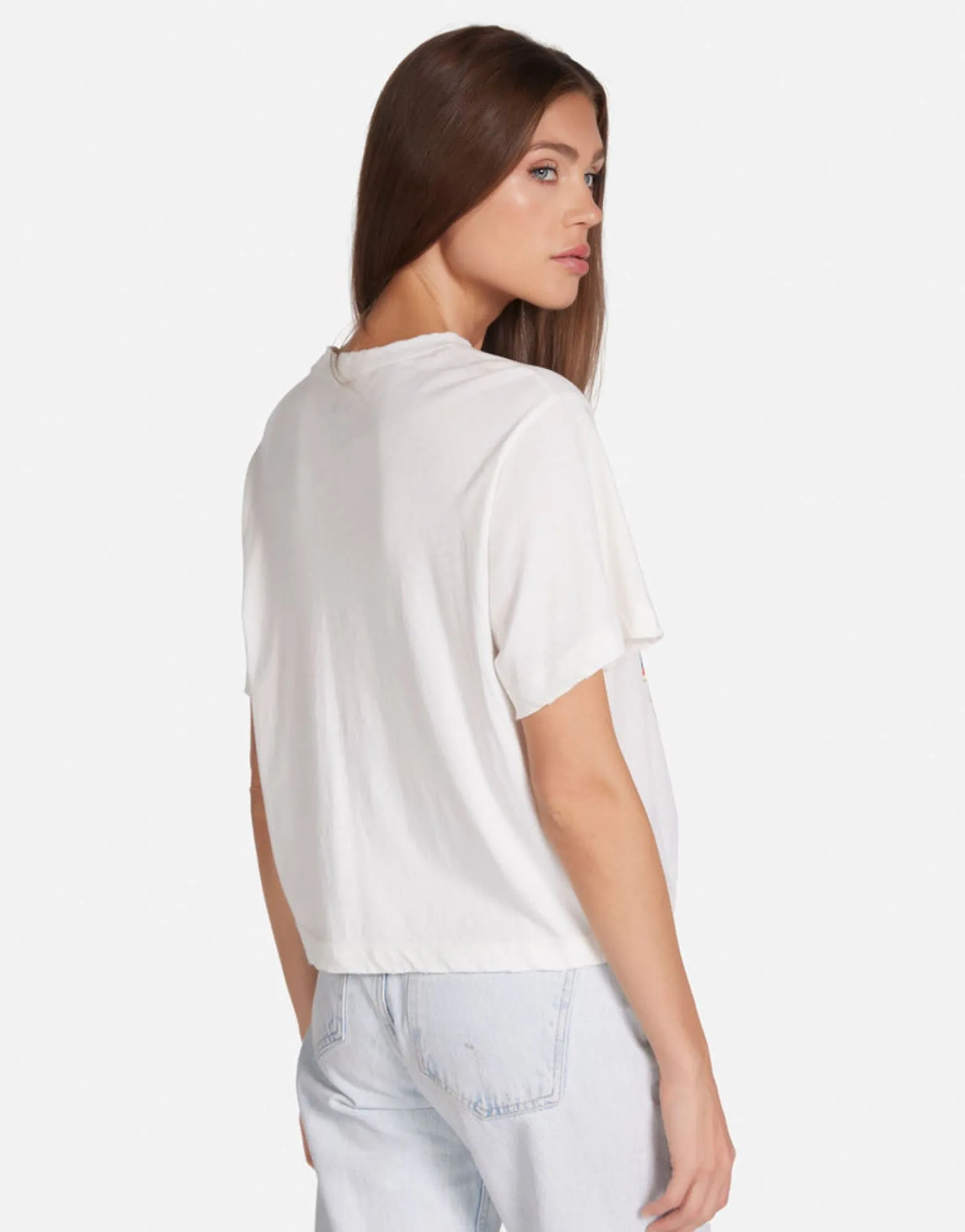 Clearance Aerosmith Tour Boxy Crop Tee In | Rue By Women Short Sleeve