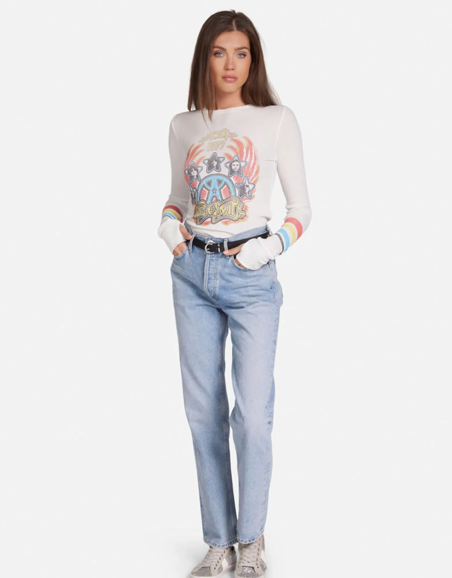 Hot Aerosmith Tour Fitted Thermal In | Mckinley By Women Long Sleeve