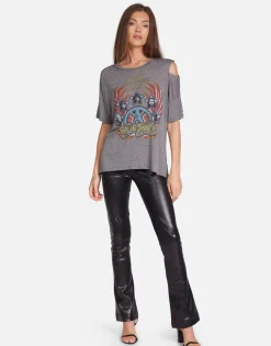 New Aerosmith Tour Oversized Tee | Kierstyn By Women Short Sleeve