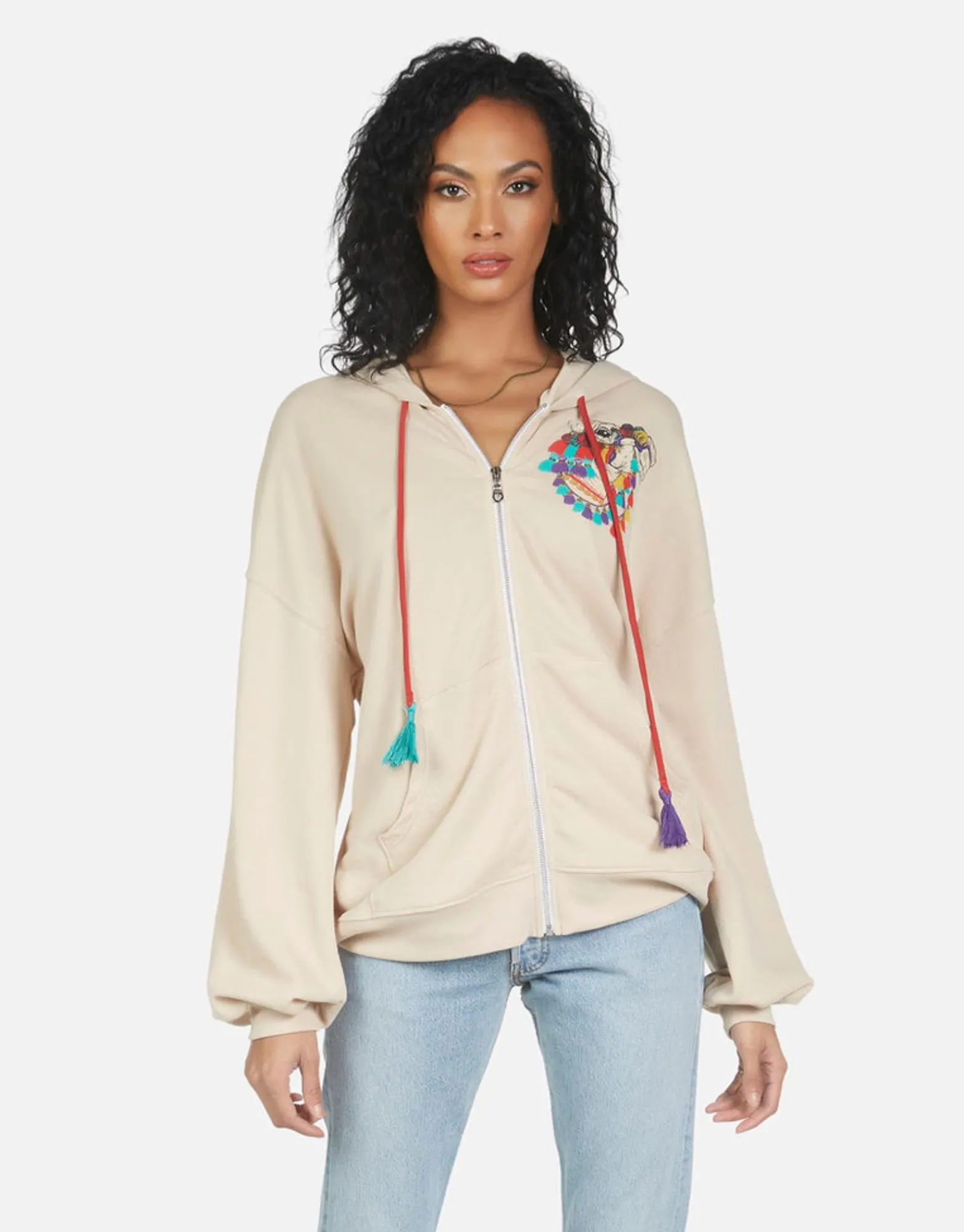 Cheap Aisha Peace Love Camel Women Hoodies