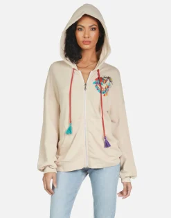 Cheap Aisha Peace Love Camel Women Hoodies