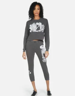 Hot Alana 90210 Women Crop Sweatpants