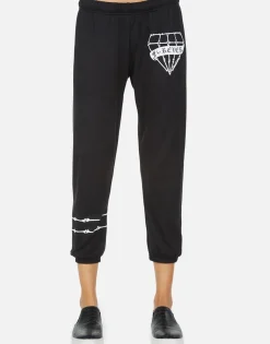 Flash Sale Alana Bone Diamond Women Crop Sweatpants