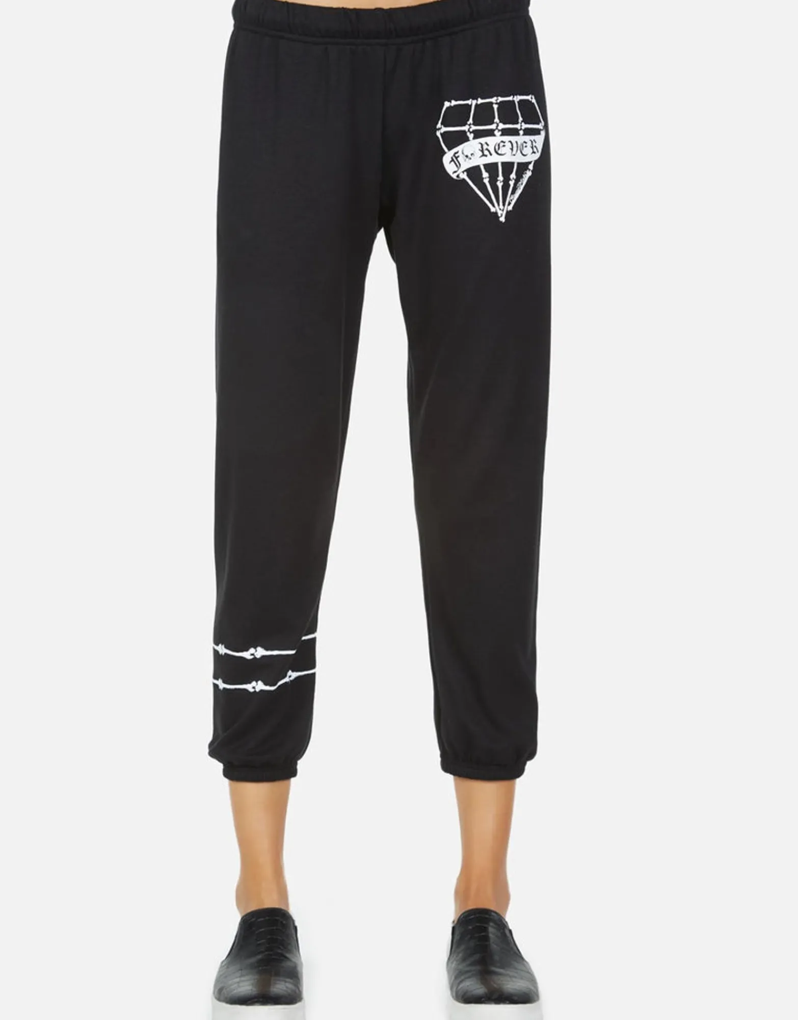 Flash Sale Alana Bone Diamond Women Crop Sweatpants