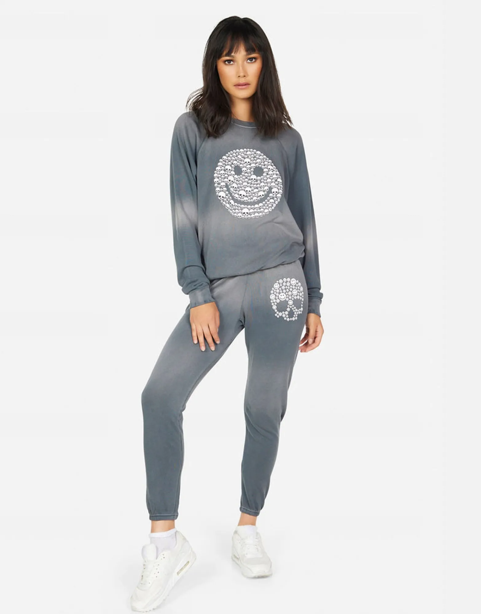 Online Alana Happy Skulls Women Crop Sweatpants