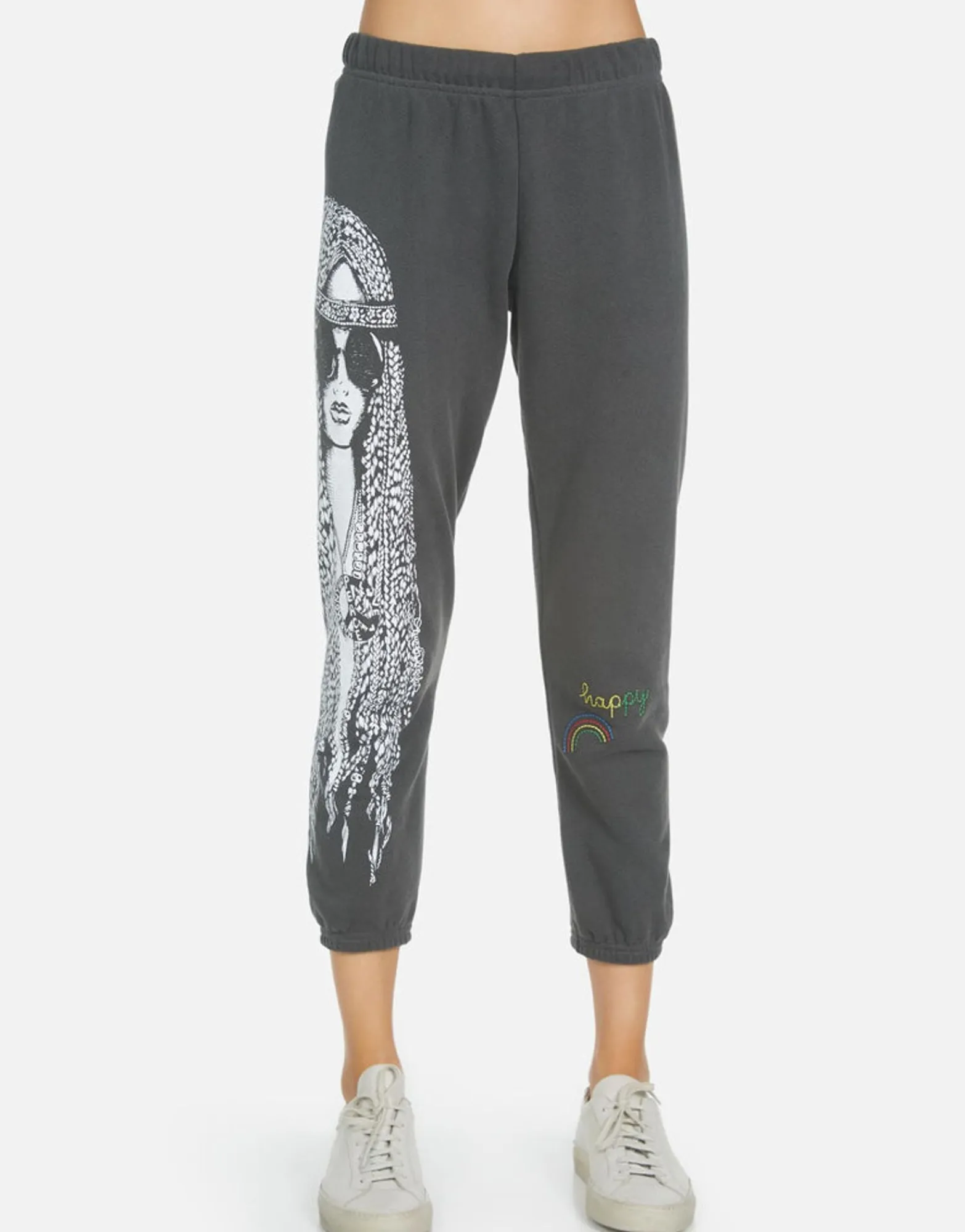 Discount Alana Hippie Girl Women Crop Sweatpants