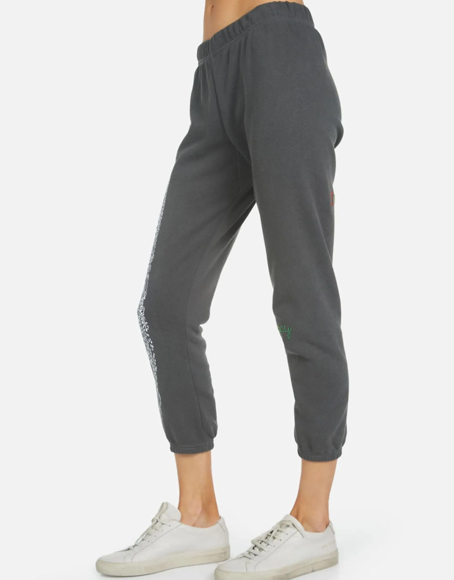 Discount Alana Hippie Girl Women Crop Sweatpants