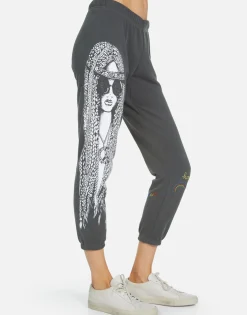 Discount Alana Hippie Girl Women Crop Sweatpants