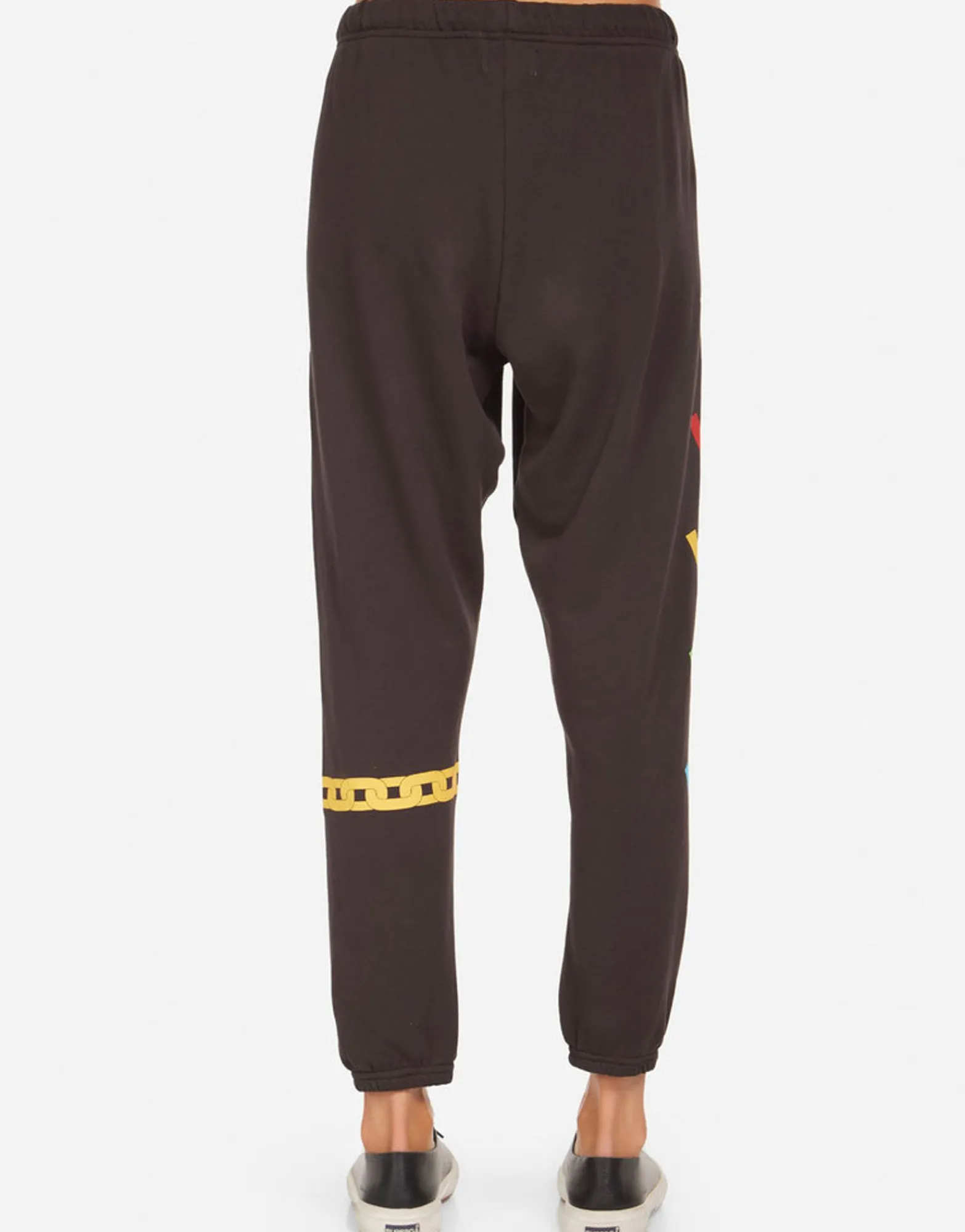 New Alana Lightning Zebra Women Crop Sweatpants