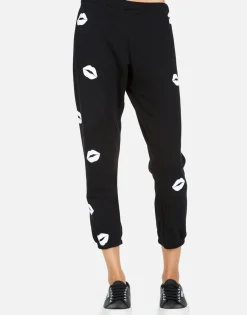 Hot Alana Mini Kisses Women Crop Sweatpants