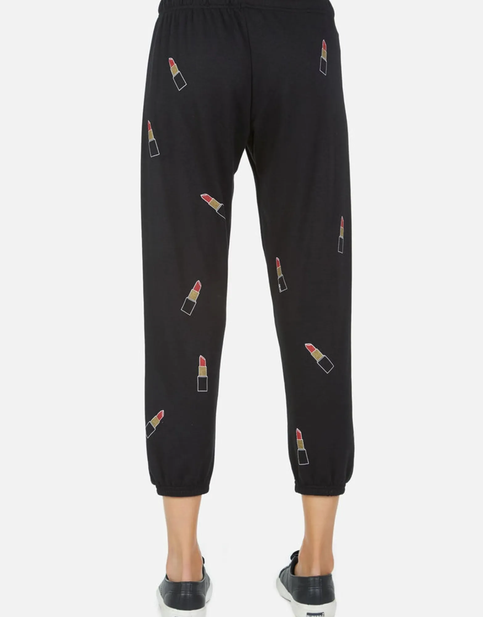 Clearance Alana Mini Lipstick Women Crop Sweatpants