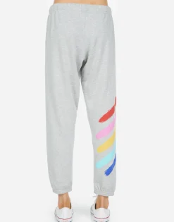 Fashion Alana Painted Evil Eye Women Crop Sweatpants