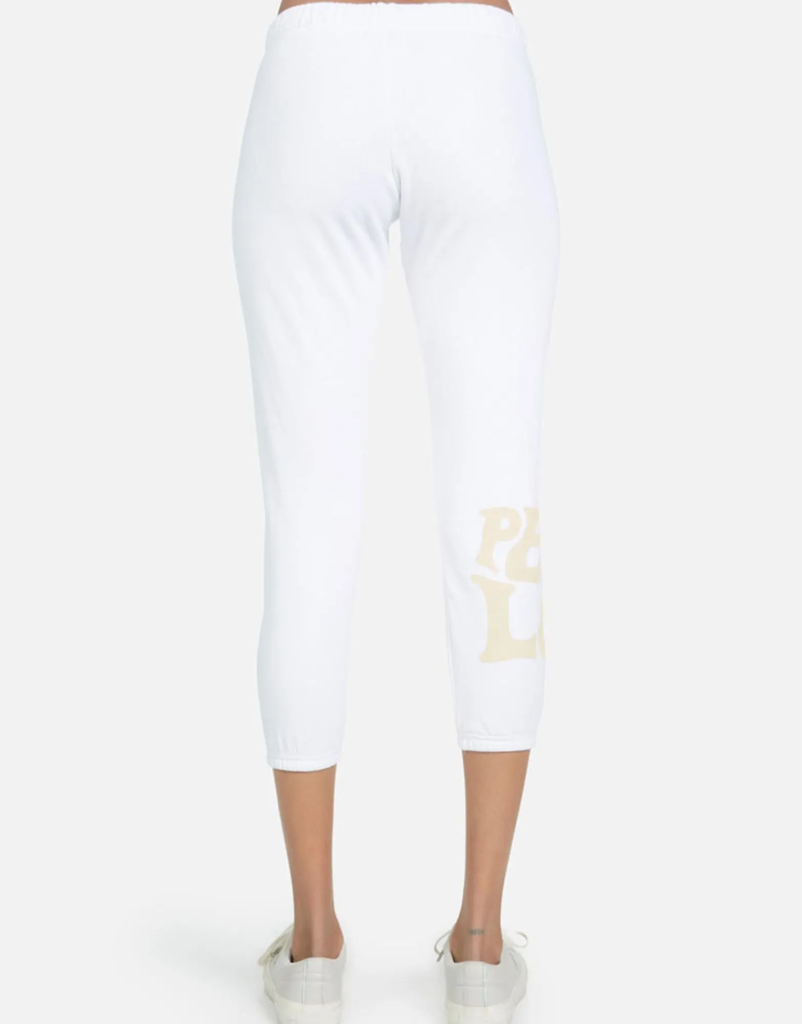 Cheap Alana Peace Love Camel Women Crop Sweatpants