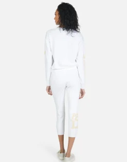 Cheap Alana Peace Love Camel Women Crop Sweatpants