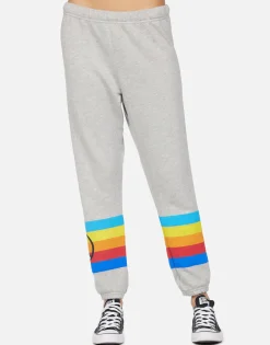 New Alana Peace Rays Women Crop Sweatpants