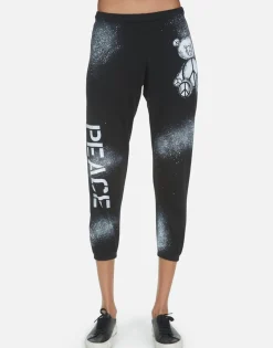 Flash Sale Alana Peace Teddy Women Crop Sweatpants