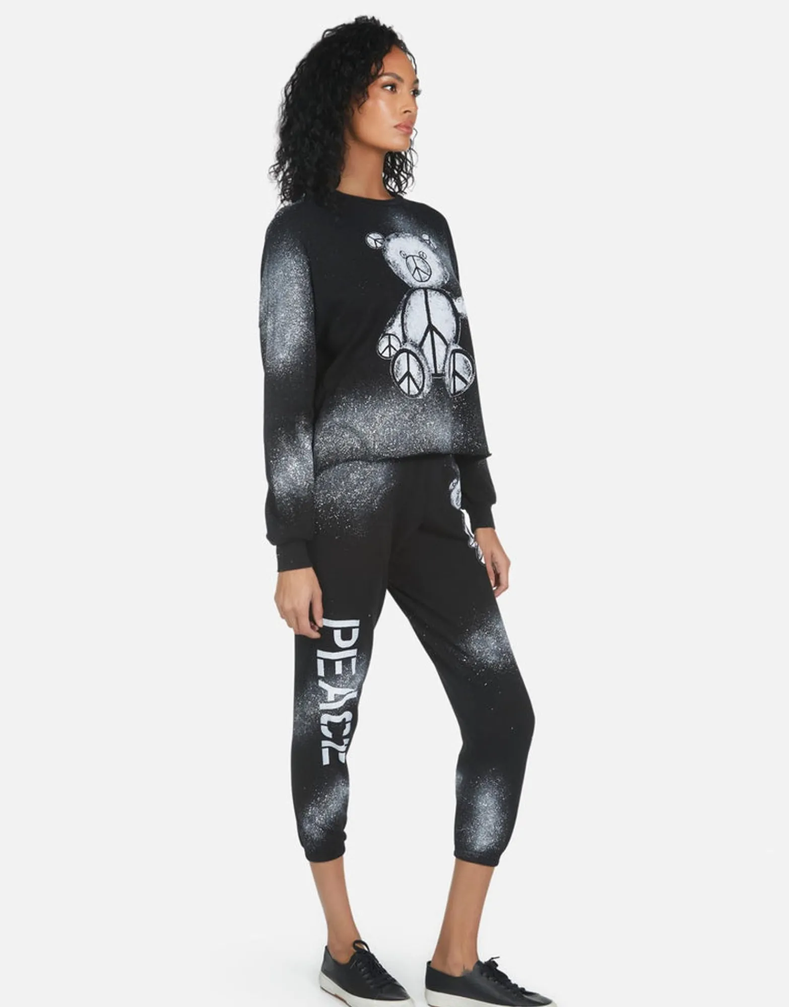 Flash Sale Alana Peace Teddy Women Crop Sweatpants
