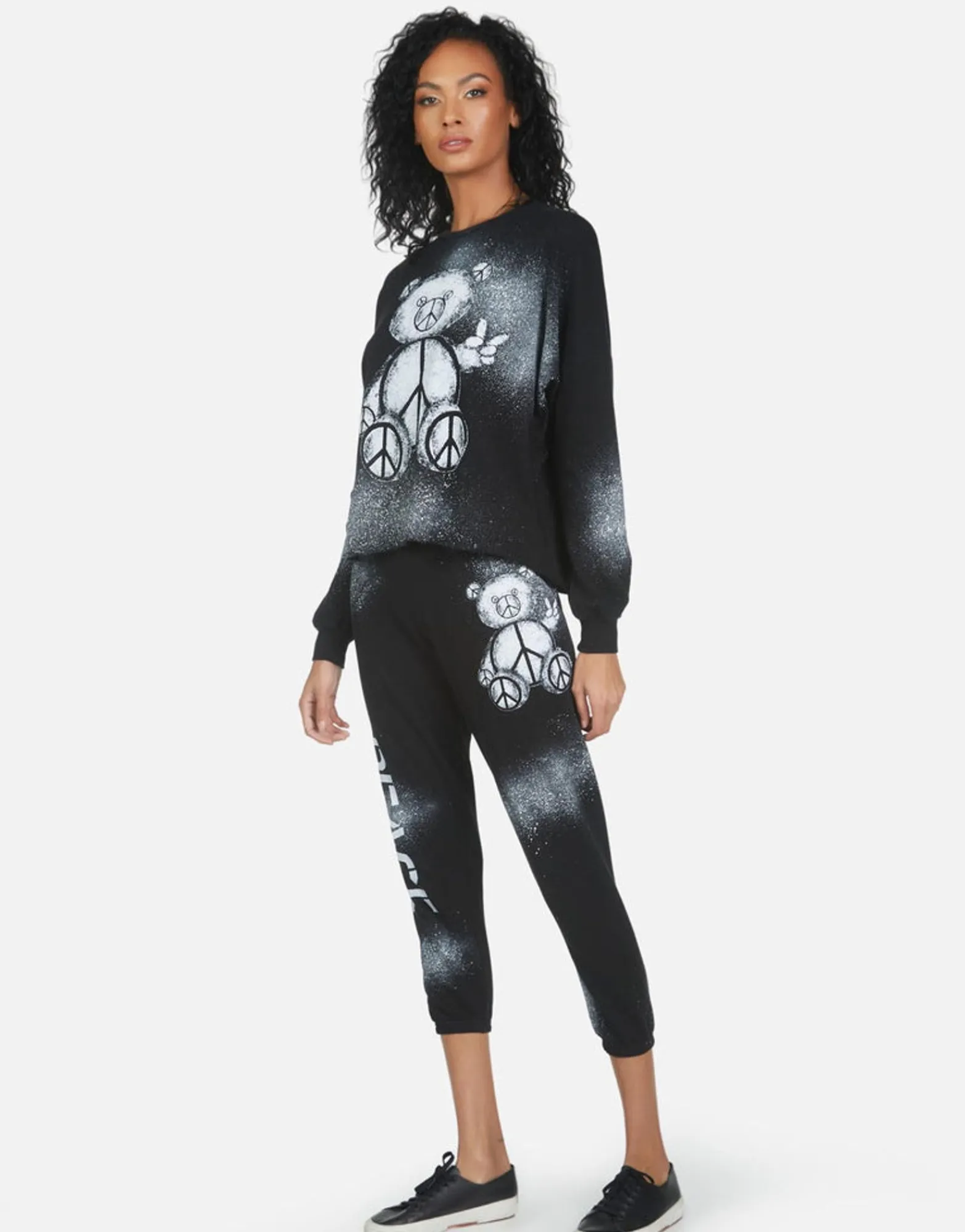 Flash Sale Alana Peace Teddy Women Crop Sweatpants