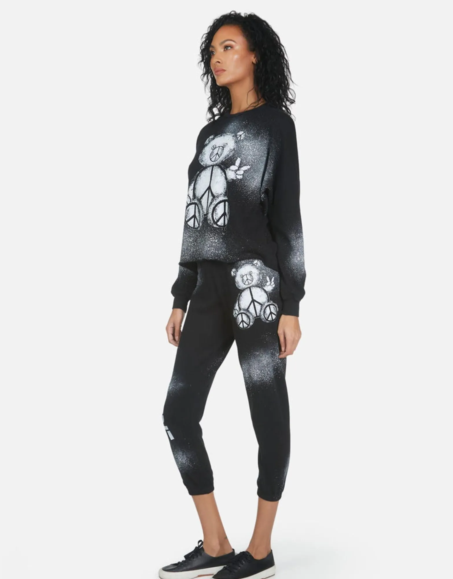 Flash Sale Alana Peace Teddy Women Crop Sweatpants