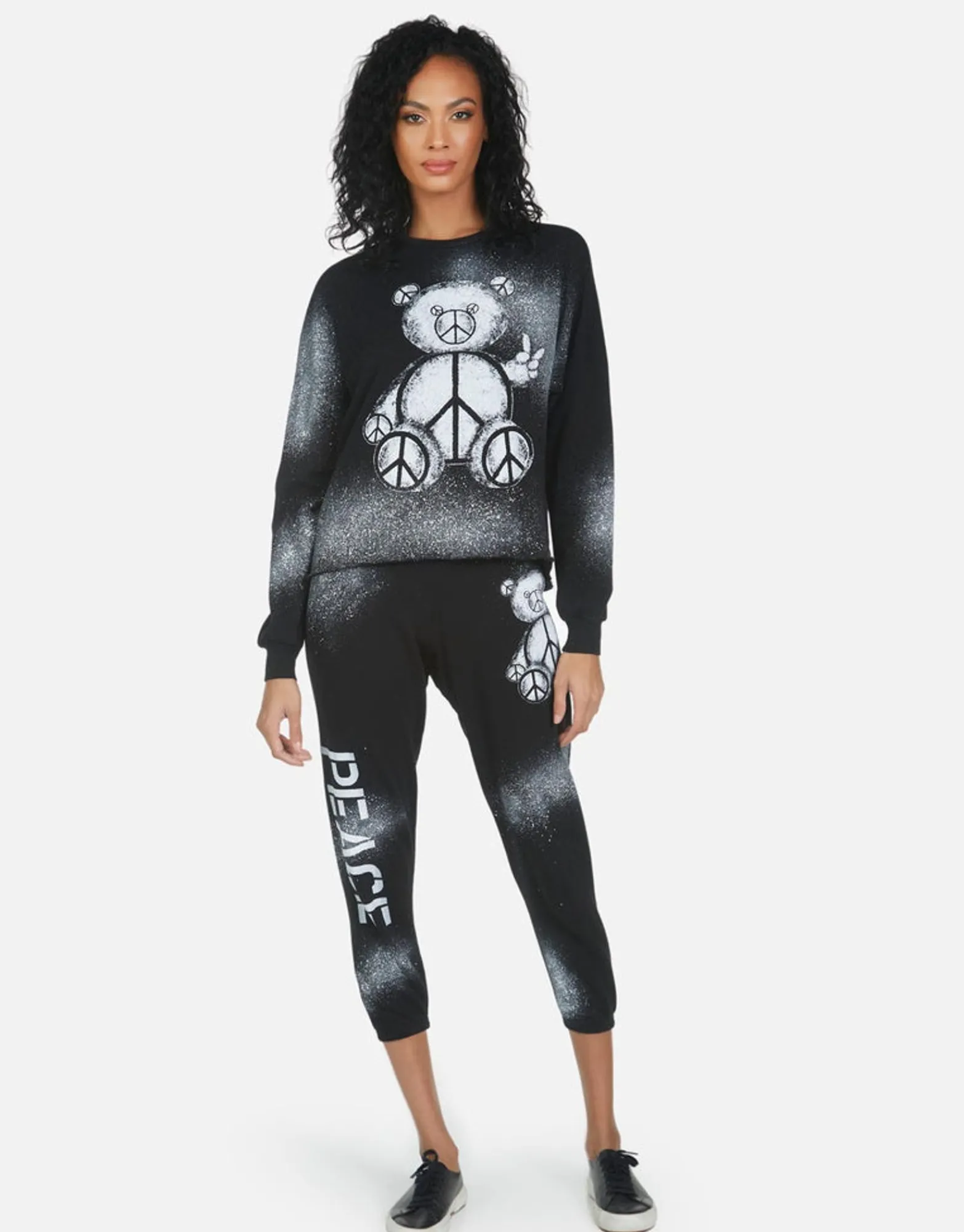 Flash Sale Alana Peace Teddy Women Crop Sweatpants
