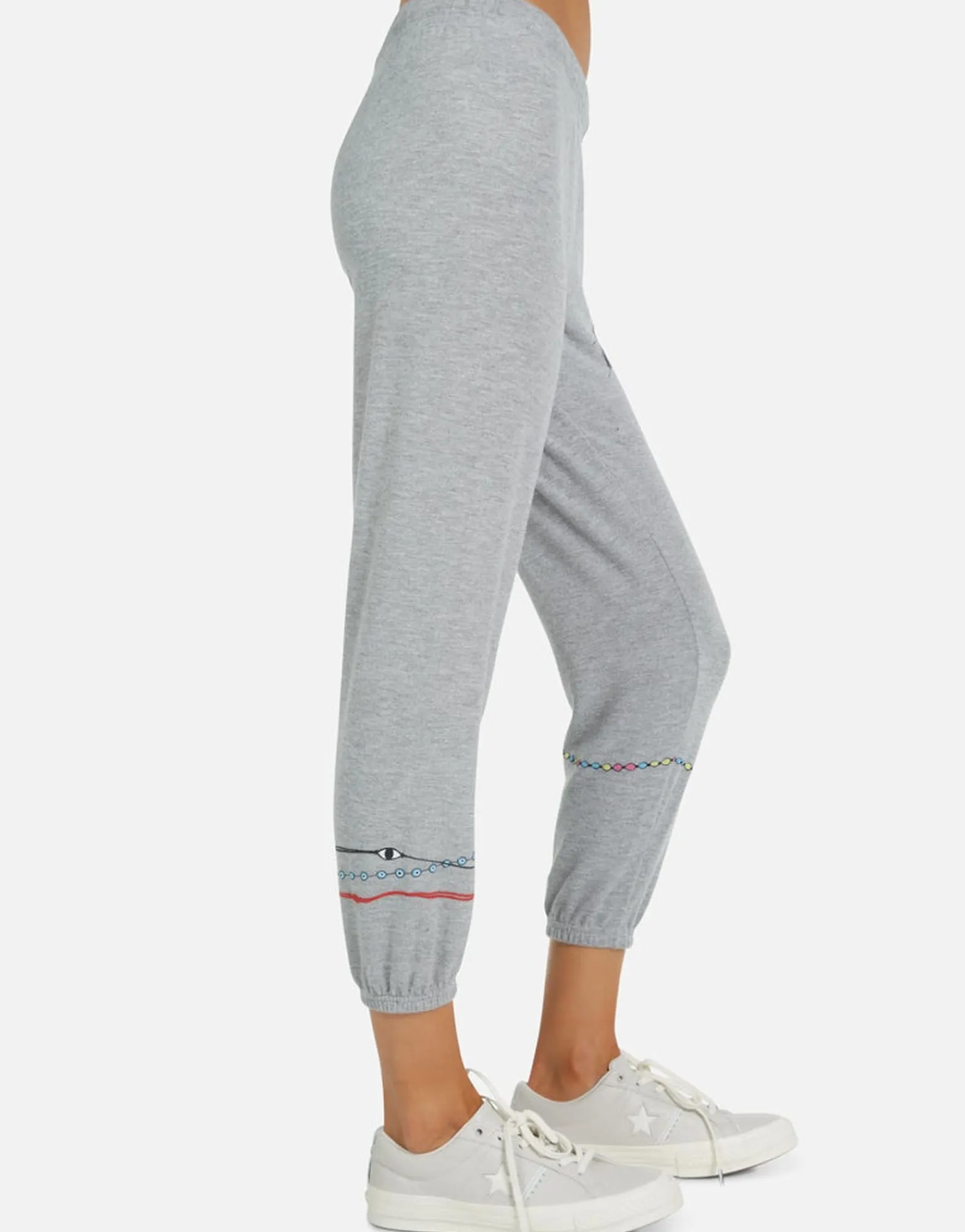 Sale Alana Prayer Hands Women Crop Sweatpants