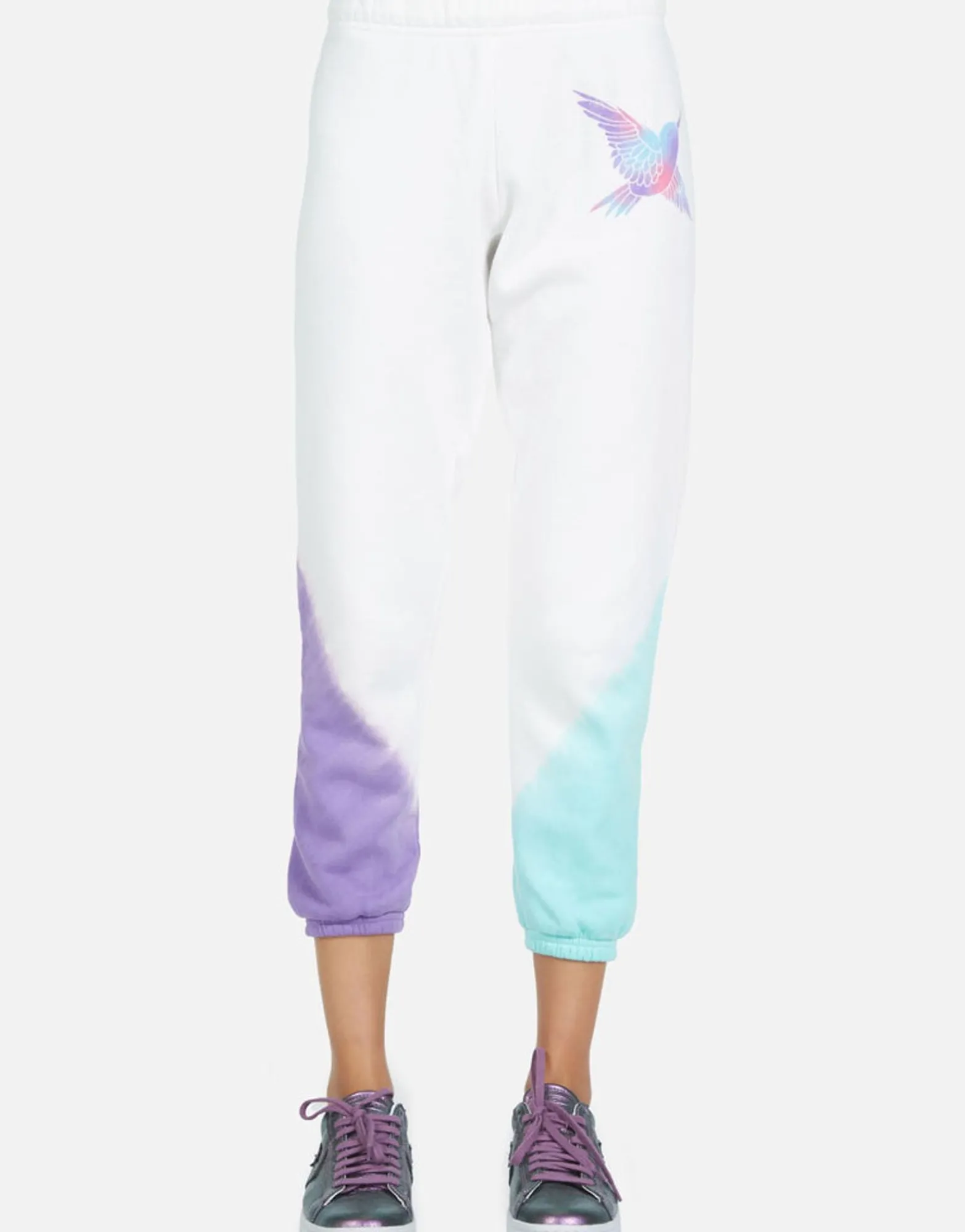 Clearance Alana Pretty Hummingbird Women Crop Sweatpants