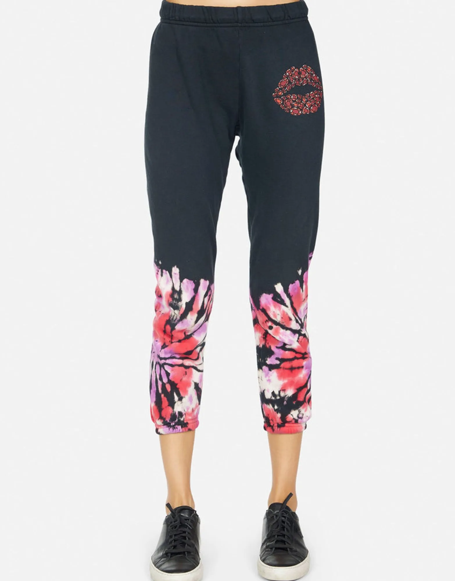 Store Alana Ruby Lip Women Crop Sweatpants