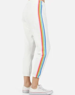 Fashion Alana Stripe Peace Women Long Sweatpants