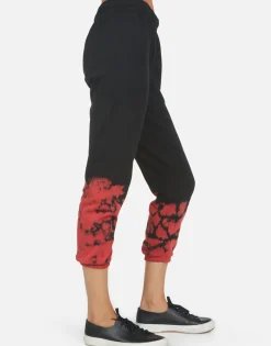 Hot Alana Tiger Tongue Women Crop Sweatpants