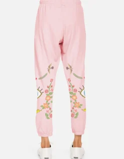 Discount Alana X Floral Eye Love Women Crop Sweatpants