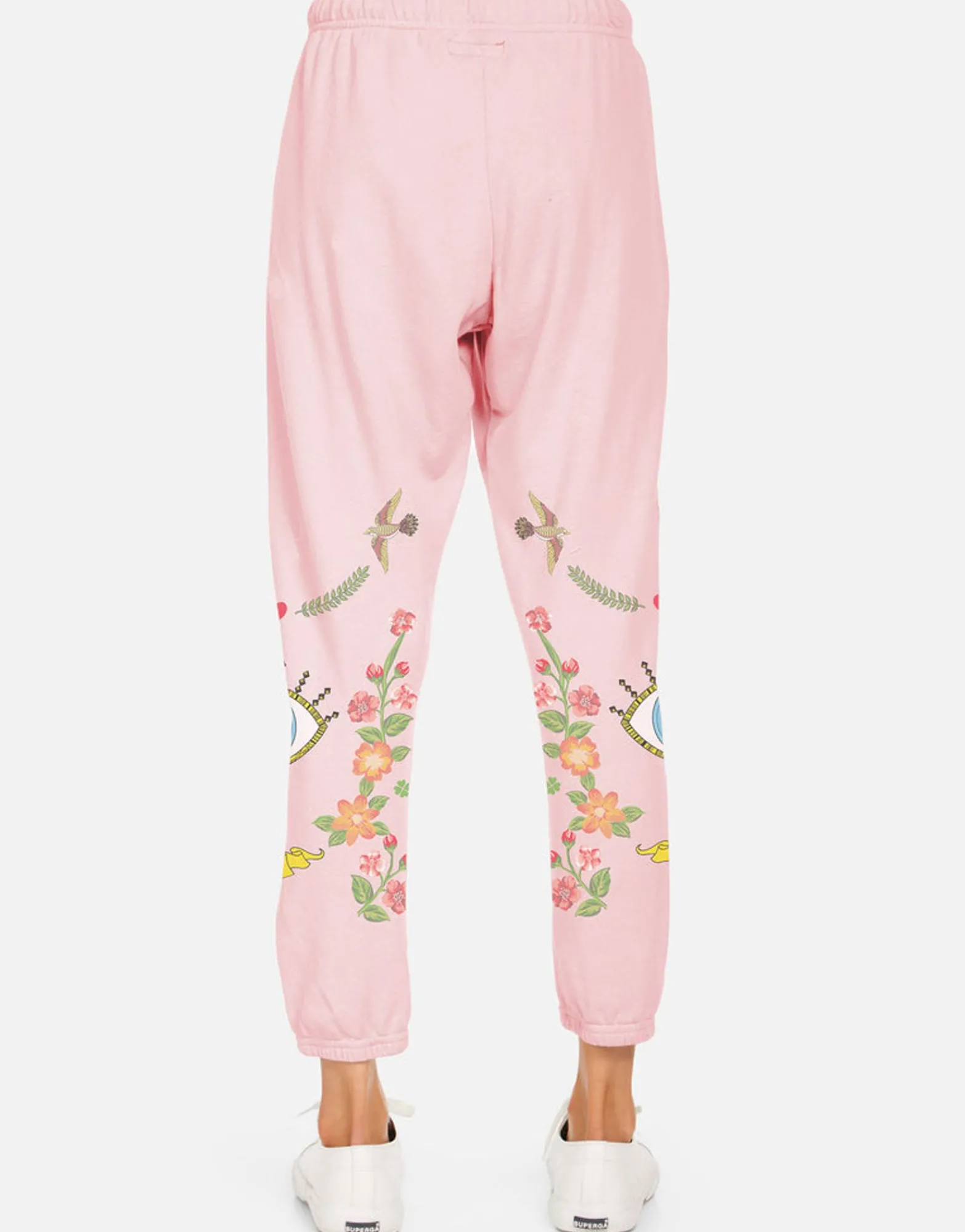 Discount Alana X Floral Eye Love Women Crop Sweatpants