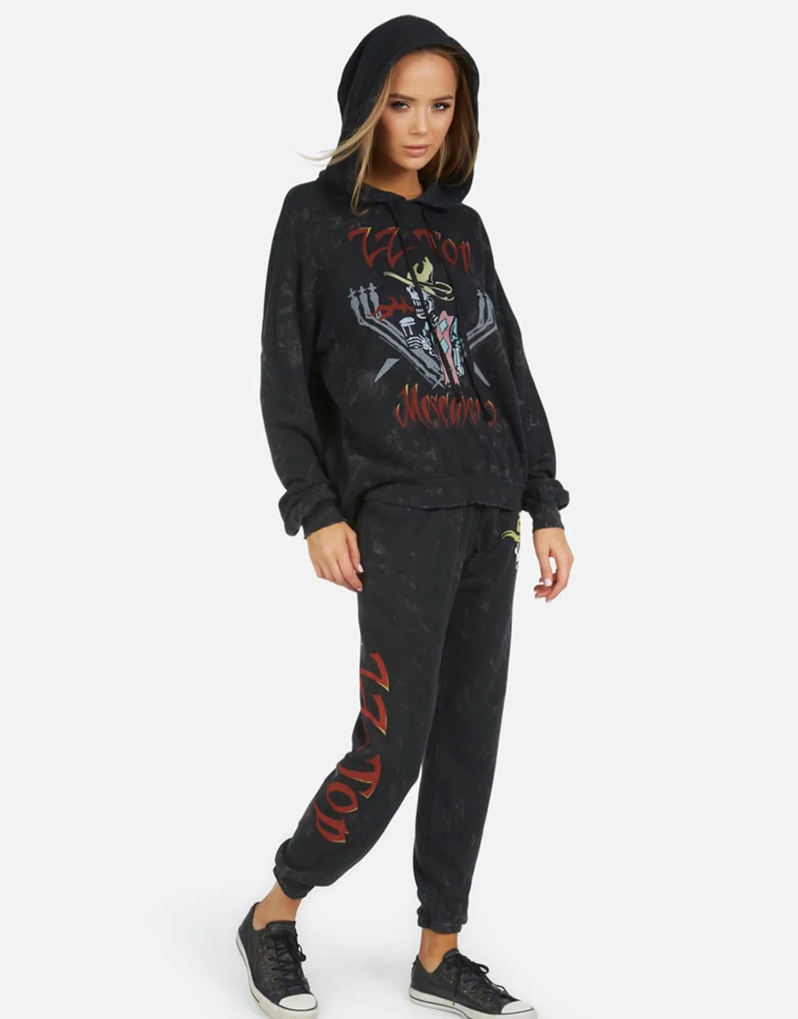 Cheap Alana Zz Top Women Crop Sweatpants