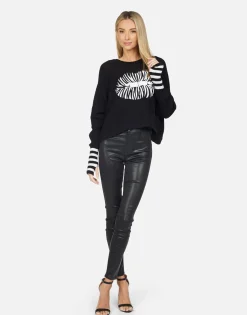 Online Alda Zebra Lip Women Sweaters & Knits