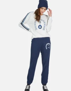 Discount Alessia Lucky Eye Horseshoe Sweatpant | Gia By Women Long Sweatpants
