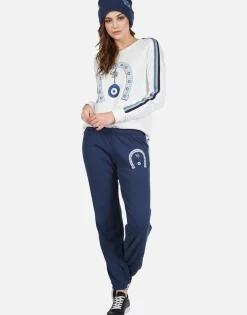 Discount Alessia Lucky Eye Horseshoe Sweatpant | Gia By Women Long Sweatpants