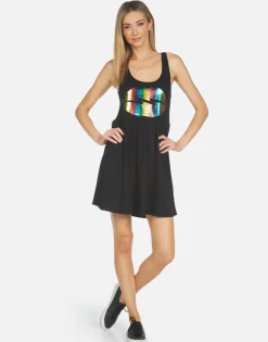Online Alina Rainbow Lightning Lip Women Dresses