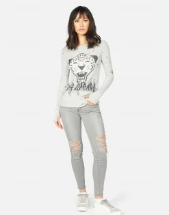 Online Amora Tiger Def Leppard Women Long Sleeve