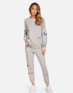 Online Anela Peace Evil Eye Women Long Sleeve