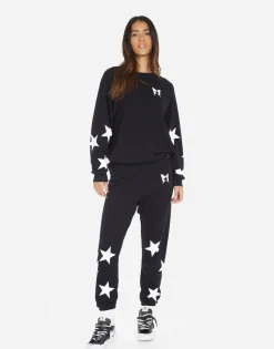 Clearance Anela Rock Star Butterfly Women Long Sleeve