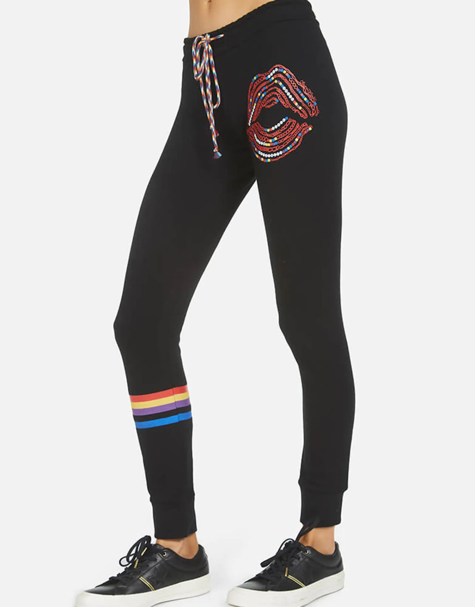 Shop Angelina Bracelet Lip Women Long Sweatpants