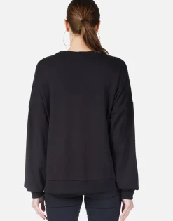 Outlet Arrow Lip L/S Boyfriend Pullover In | Sierra By Women Long Sleeve