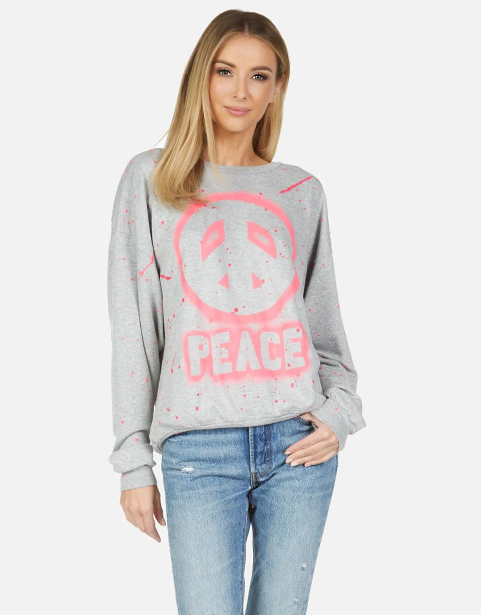 Store Babbs Airbrush Peace Women Long Sleeve