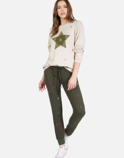 Outlet Bandana Elements Lounge Sweatpant W/ Cuff | Jess By Women Long Sweatpants